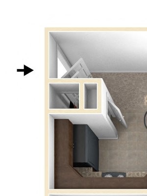 1-Bed/1-Bath, Franklin Floor Plan 1-Bed/1-Bath, Franklin Floor Plan at Irene Woods Apartments, Collierville, 38017